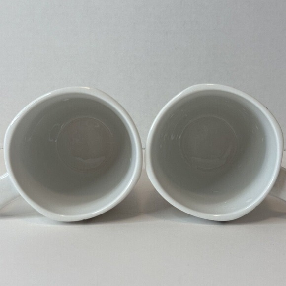 Corelle Corning Simple Lines Cup Set of 2, Square, Black Curved Lines On White - Picture 7 of 9